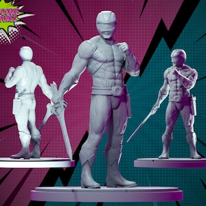 Crimson Guard by Hardcore Miniatures Great for Display, SuperHero RPGs, and other Tabletop Game