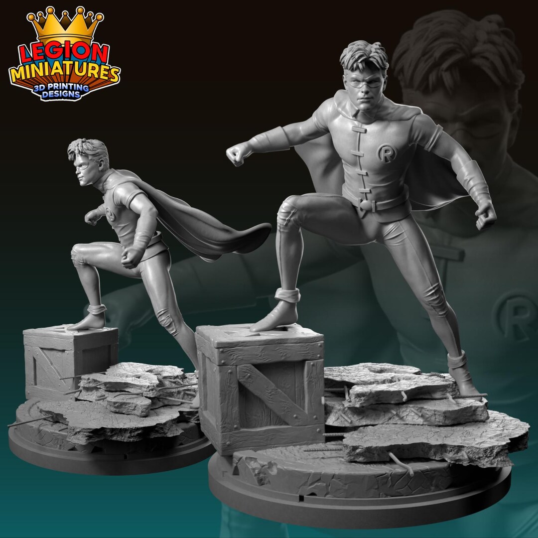Bird Boy 40mm Scale on 35mm Base by Legion Miniatures Great for Display ...