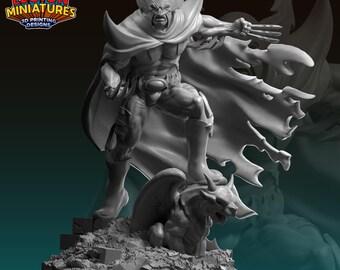 Inky Talon 40mm scale on 35mm base by Legion Miniatures Great for Display, Superhero RPGs, and other Tabletop Games