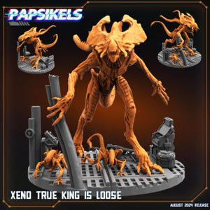 Xeno True King is Loose by Papsikels Great for Cyberpunk, Shadowrun, and other Scifi Tabletop Games