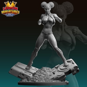Potential Gal by Legion Miniatures Great for Display, Superhero RPGs, and other Tabletop Games