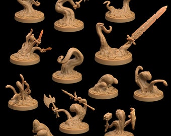 スライムアーミー（12個セット）Dragon Trapper Lodge製。ダンジョンズ＆ドラゴンズ、パスファインダー、その他のファンタジーテーブルトップゲームに最適。