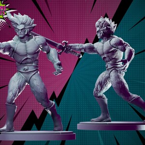 Lion Boy by Hardcore Miniatures Great for Display, SuperHero RPGs, and other Tabletop Game