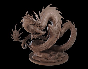 Dragón de fuego de Dragon Trapper Lodge Ideal para Dungeons and Dragons, Pathfinder y otros juegos de mesa de fantasía