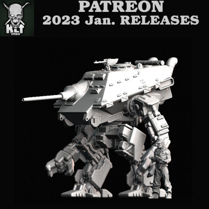 Panzer Mecha Panzer Mech (no Pilot) by KLT Studio Great for Crisis Protocol ...