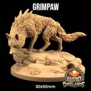 Grimpaw - Journey through the Dire Lands door Dragon Trapper Lodge Geweldig voor D&D, Pathfinder en andere fantasy-TTRPGS