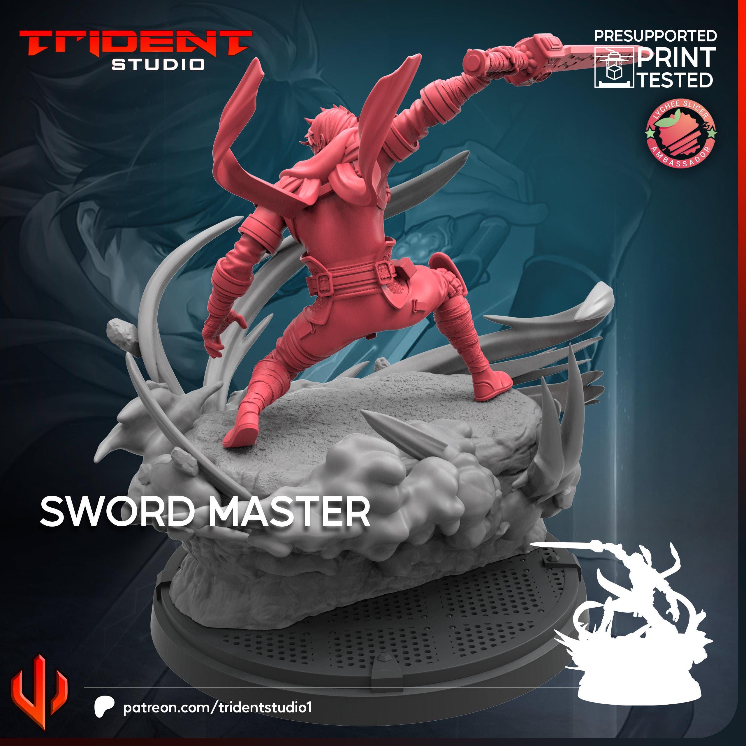 Rpg Fancing Wire Fencing Master 40mm Scale on 35mm Base From Trident Studios Great for ...