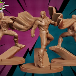 Single Guy by Hardcore Miniatures Great for Display, SuperHero RPGs, and other Tabletop Game