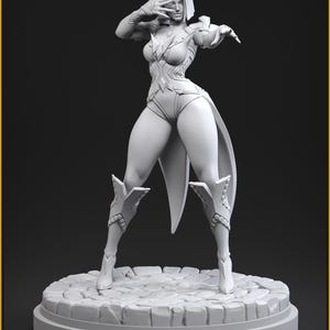 The Frostline 40mm on 35mm Base by C27 Miniatures Great for Crisis Protocol, Superhero RPGs, and other Sci-Fi Tabletop Games