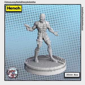 Hench by Isekai Heavy Industries Great for Crisis Protocol, Superhero RPGs, and other Sci-Fi Tabletop Games