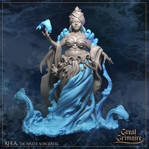 Rhea, the Water Sorceress - Elemental Awakening by Great Grimoire Great for most fantasy style games