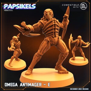 Omega Antimagers by Papsikels Great for Cyberpunk,Shadowrun, Stargrave,Starfinder and other Scifi Table Top Games