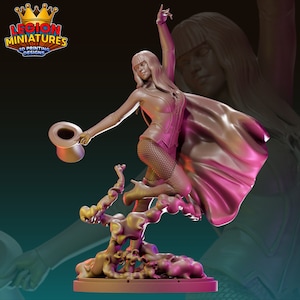 Lady Magician by Legion Miniatures Great for Display, Superhero RPGs, and other Tabletop Games