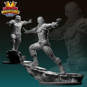 Tinman 40mm scale on 35mm base by Legion Miniatures Great for Display, Superhero RPGs, and other Tabletop Games