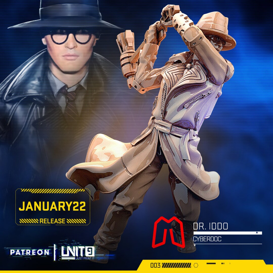 Dr. Iddo - Cyberdoc From Unit 9 Great for Cyberpunk, Human Interface ...
