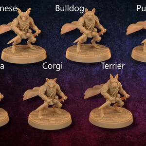 Dog Rogues From Doggos and Dargons by Dragon Trapper Lodge Great for Dungeons and Dragons and other fantasy Tabletop Games