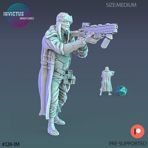 Space Ship Navigator Aiming - Cosmic Pirates van Invictus Miniatures Ideaal voor cyberpunk, Starfinder en andere sci-fi-tafelspellen