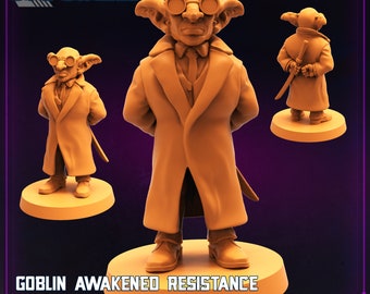 Goblin Awakened Resistance Member - Burpeus by Papsikels Great for Cyberpunk,Shadowrun, Stargrave, Starfinder and other Scifi Tabletop Games