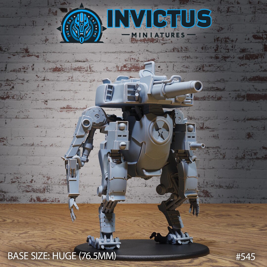 Bipedal War Cannon - Genesis War by Invictus Miniatures Great for ...