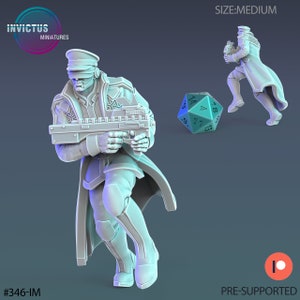Cyber City Police - Cyberpunk City by Invictus Miniatures Great for Cyberpunk,Shadowrun, Starfinder and other Sci-Fi Tabletop Games