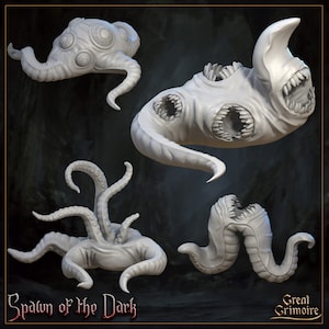 Spawn of The Dark Set of 4 - Horrors of the Underground by Great Grimoire Great for most fantasy style games