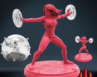 Vanishing Woman by Trident Studios Great for Crisis Protocol, Superhero RPGs, and other Sci-Fi Tabletop Games