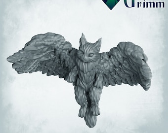 Tressym Winged Cat by Poly Grimm Great for Dungeons and Dragons, Pathfinder, TORG, and many other RPGs