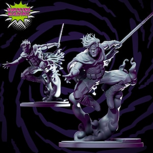 Mr Lucky 40mm scale on 35mm base by Hardcore Miniatures Great for Display, Superhero RPGs, and other Tabletop Game