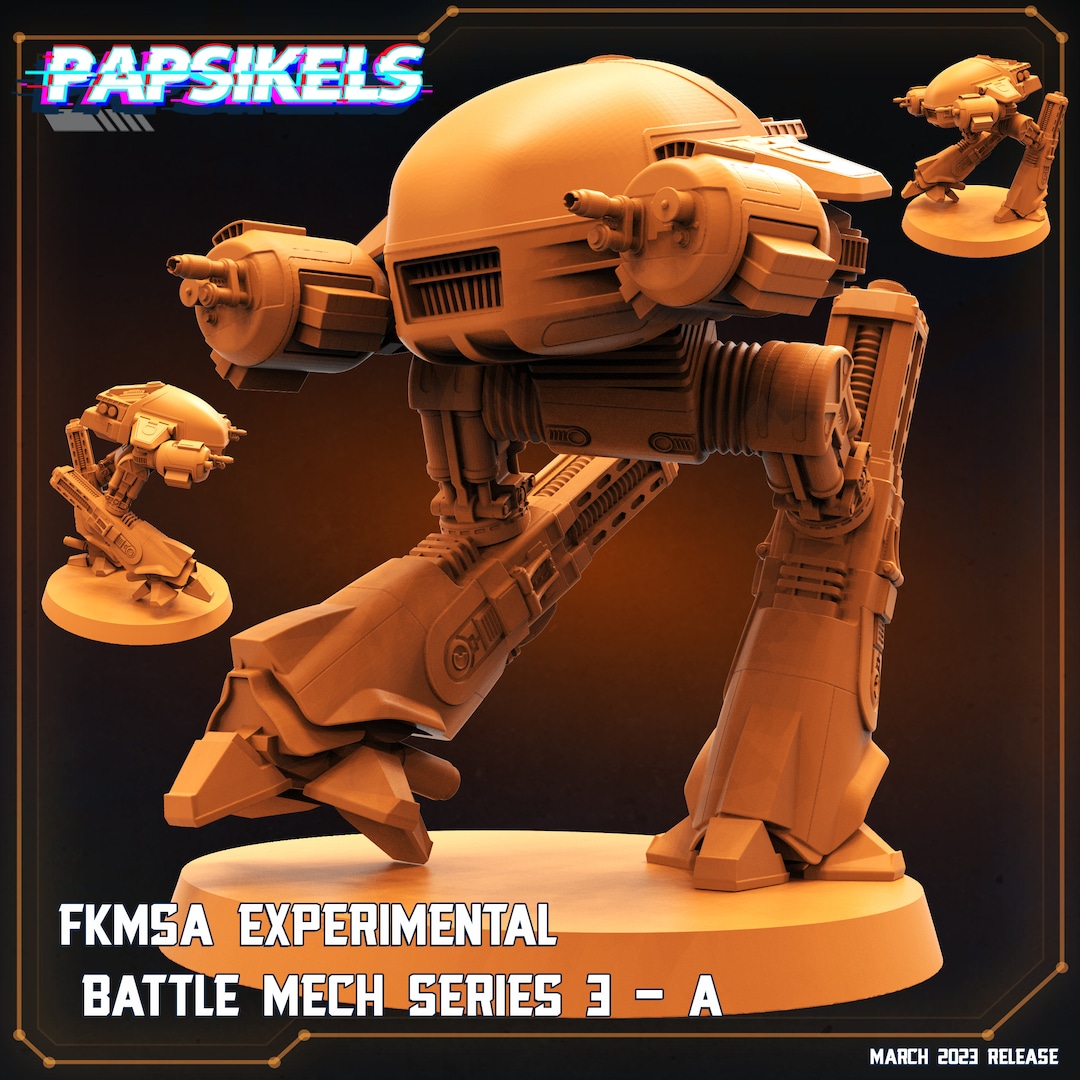 Shadowrun Mech FKMSA Experimental Battle Mech Series 3 by Papsikels Great for ...