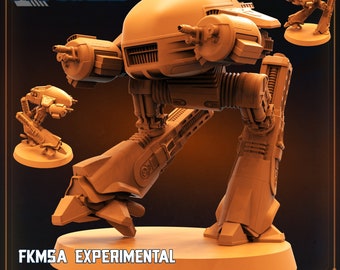 FKMSA Experimental Battle Mech Series 3 by Papsikels Great for Cyberpunk, Shadowrun, Starfinder and other Sci-Fi Tabletop Games
