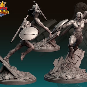 Donna by Legion Miniatures Great for Display, Superhero RPGs, and other Tabletop Gams