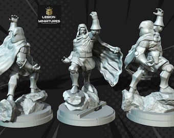 Dr Doom by Legion Miniatures Great for Display, Superhero RPGs, and other Tabletop Games