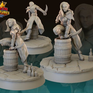 The Widow Assassin by Legion Miniatures Great for Display, Superhero RPGs, and other Tabletop Games