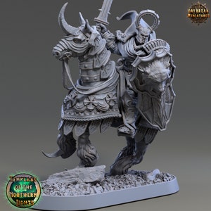 Ritter Gotthold Boarbase - Templars of the Northern Light from Daybreak Miniatures