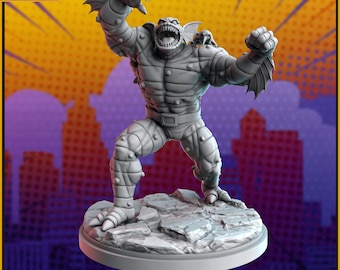 C27 Miniatures の Gribbles the Gremlin 40 mm 50 mm ベース。Crisis Protocol、スーパーヒーロー RPG、その他の SF テーブルトップ ゲームに最適。