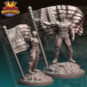Parabellum by Legion Miniatures Great for Display, Superhero RPGs, and other Tabletop Game