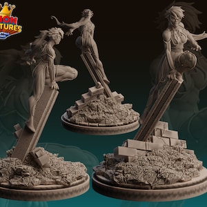 Arachnid Girl by Legion Miniatures Great for Display, Superhero RPGs, and other Tabletop Games