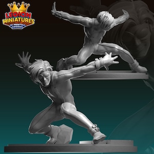 Urge 40mm scale on 35mm base by Legion Miniatures Great for Display, Superhero RPGs, and other Tabletop Games
