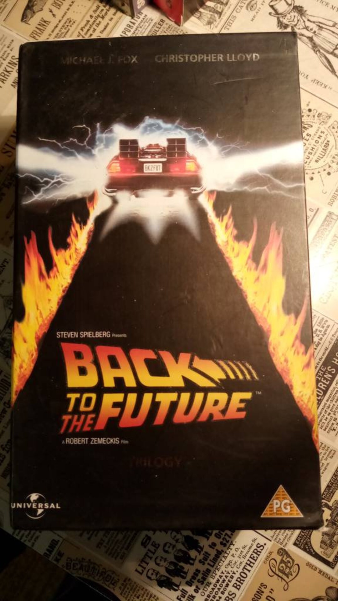 Back to the Future VHS Box Set Clamshell Foreign Very Rare Etsy