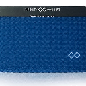 Men’s minimalist wallet, credit card wallet, slim wallet, elastic wallet, modern design wallet, Infinity Wallet