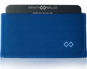 Men’s minimalist wallet, credit card wallet, slim wallet, elastic wallet, modern design wallet, Infinity Wallet