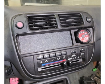 Single Din Block Off TEXTURED Radio Stereo Delete Civic Del Sol CRX Honda