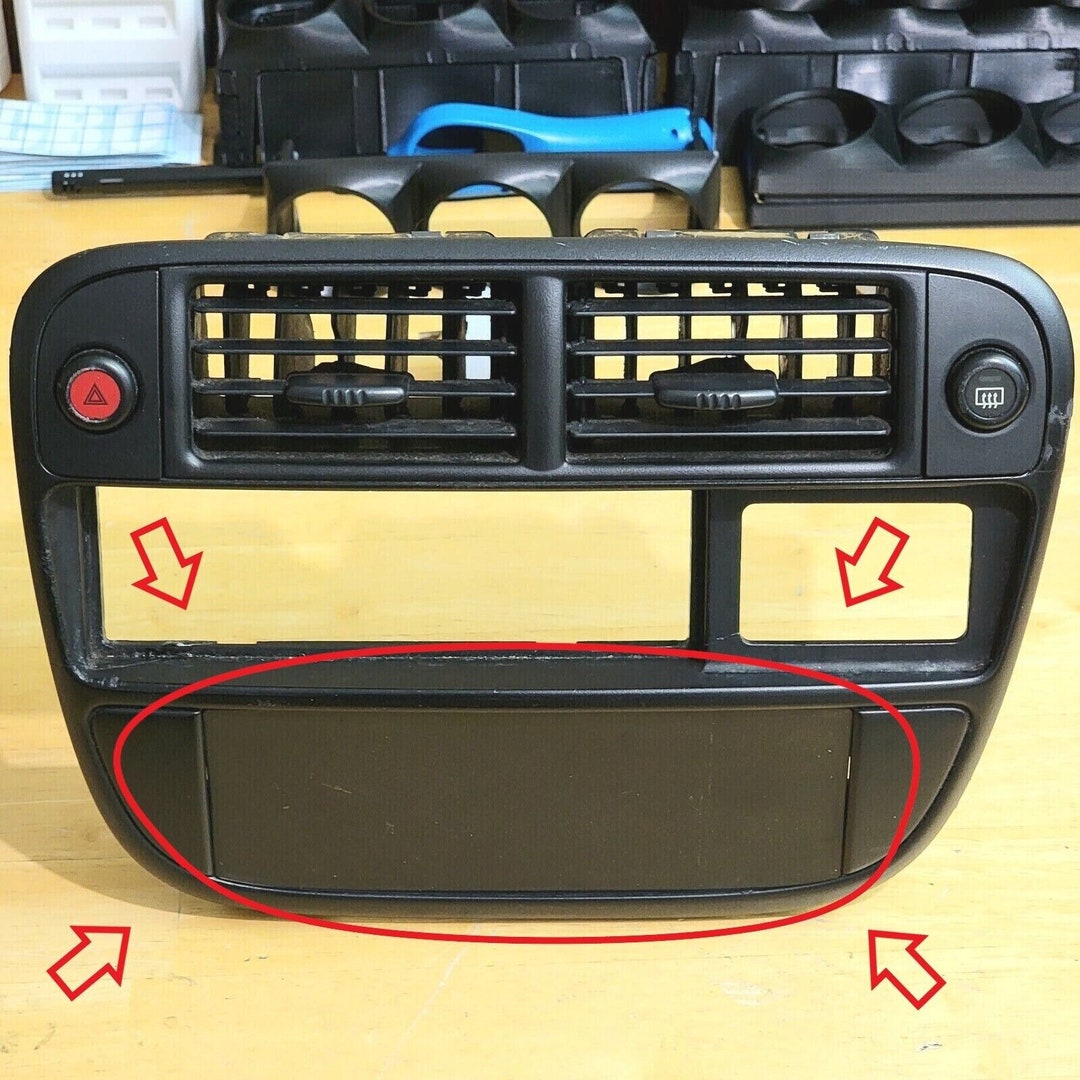 BLOCK OFF Honda Civic Climate Control Delete Plate EK 96 97 98 Etsy