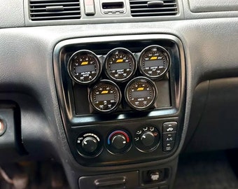 52mm 5 Gauge Pod Double Din Radio Stereo Civic CRV Prelude Accord