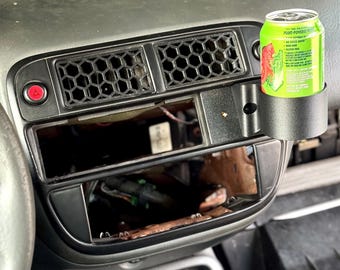 96-98 EK Honda Civic Can cup holder clock pocket location PREMIUM TEXTURE