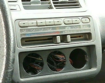 1 2 3 Gauge Pod Plate Radio Delete Single Din 52mm Civic Del Sol CRX Honda Stereo