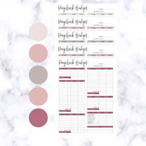 Printable Paycheck Budget Tracker, Bi-weekly Budget Tracker, Budget Tracker