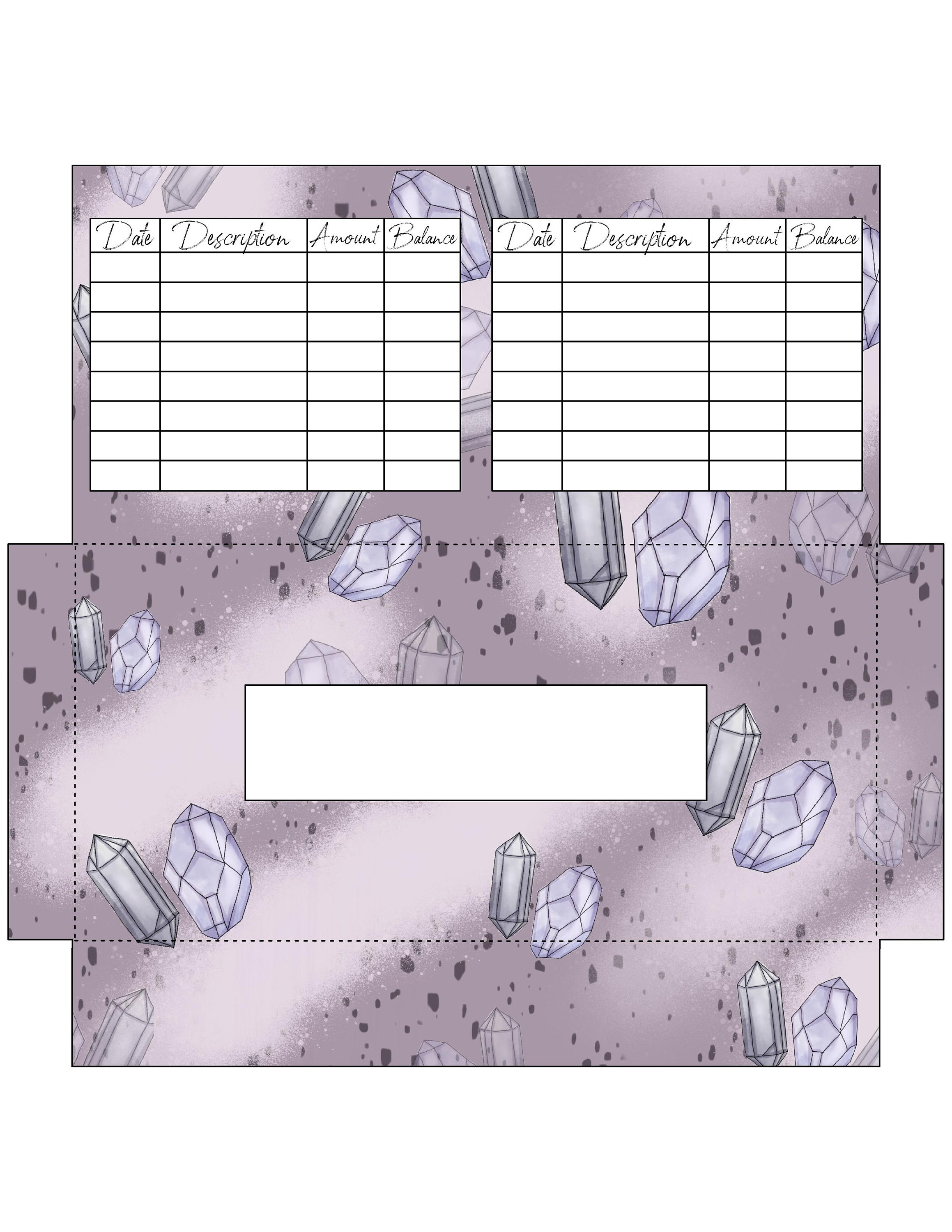 Printable Cash Envelope With Expense Tracker Cash Envelope | Etsy