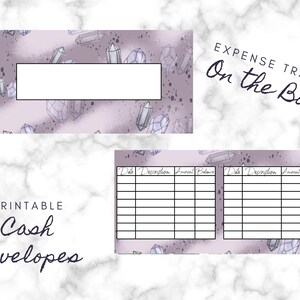 Printable Cash Envelope With Expense Tracker, Cash Envelope System ...