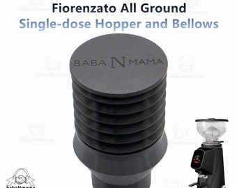 Fiorenzato All Ground Espresso babaNmama Single-dose Hopper and Bellows